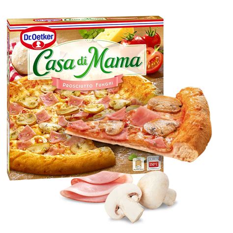 Dr Oetker Pizza Casa Di Mama Prosciutto Funghi Jambon Mozzarella