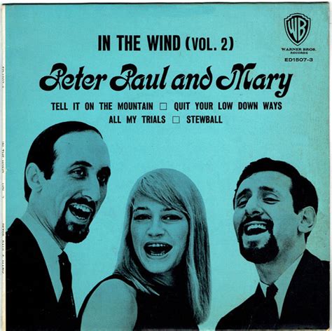 Peter Paul And Mary In The Wind Vol 2 Discogs