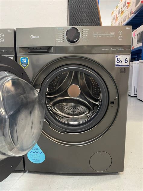 Midea 85kg6kg Front Load Washer Dryer Combo Mf200d85b Dark Grey Tv