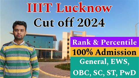 Iiit Lucknow Cut Off 2024🔥 All Categories All Branches Jee Main Round 1 100 Admission😍