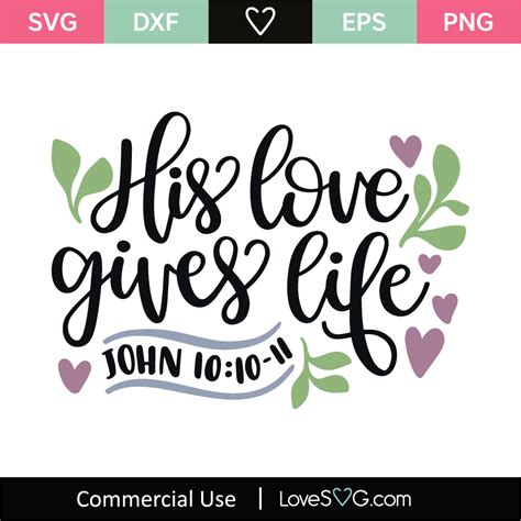 John 10-10-11 SVG Cut File - Lovesvg.com