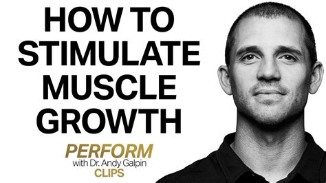 Best Nutrition And Training To Simulate Muscle Growth Dr Andy Galpin Youtube