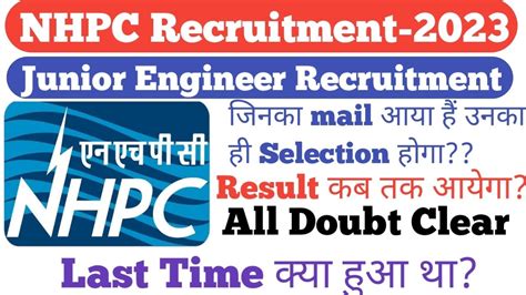 Nhpc Je Result All Doubts Clear Master Video For Nhpc Je