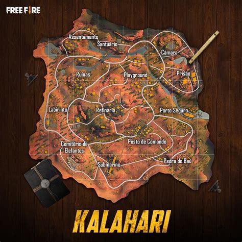 Free Fire Mapa Kalahari Dicas Melhores Lugares Para Pular E Mais