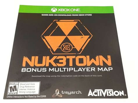 Call Of Duty Black Ops 3 Nuketown Bonus Map Dlc For Xbox One X1 Series S X Ebay