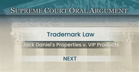 Jack Daniel S Properties Inc V Vip Products Oral Argument C Span Org