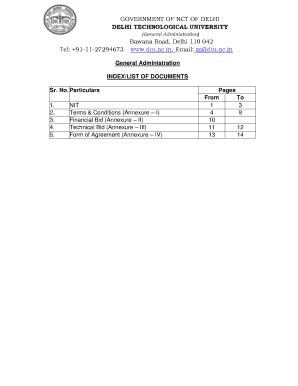 Fillable Online Dtu Ac GOVERNMENT OF NCT OF DELHI DELHI TECHNOLOGICAL