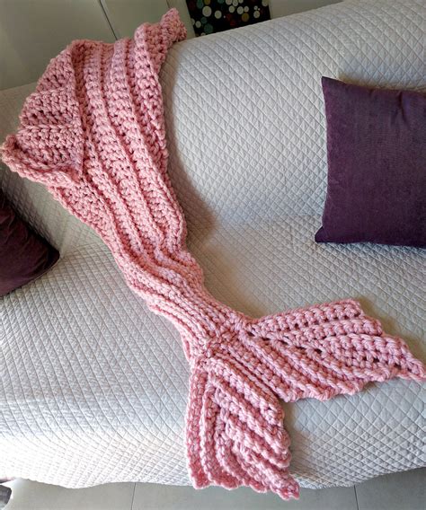 Crochet Mermaid Tail Blanket Pattern Adult Mermaid Blanket - Etsy