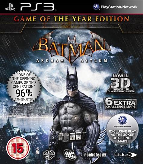 Batman Arkham Asylum Play As The Joker Challenge Map Box Shot For Playstation 3 Gamefaqs