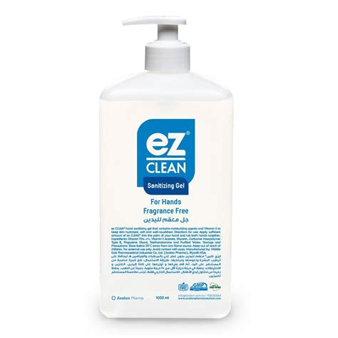 EZ CLEAN HAND SANITIZER ANTI BACTERIAL GEL 1000 ML Dr Sulaiman Al