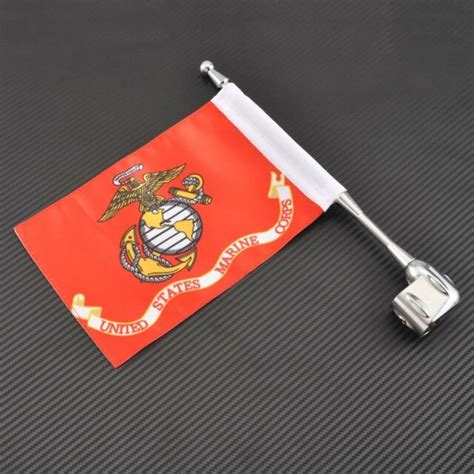 Marine Corps Flag Flag Pole For Honda Goldwing Gl1800 Gl1500 Gl1200 01