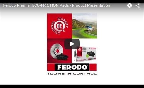 Ferodo Premier ECO FRICTION Pads The BRAKE Report