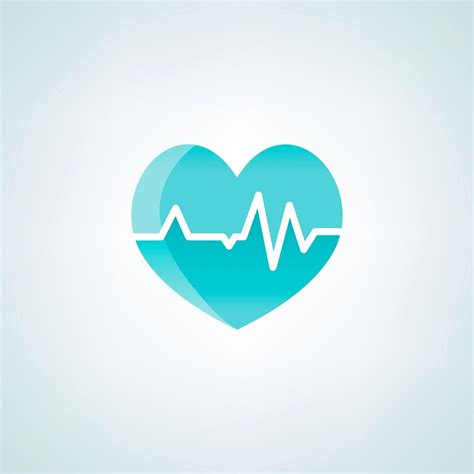 Heartbeat Line Heart Symbol Medical Illustration Messenger Logo Free Illustrations Heart