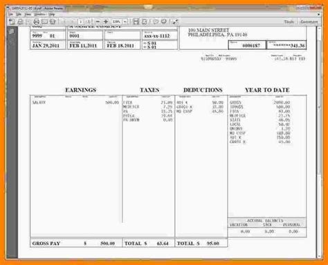 30 1099 Pay Stub Template Excel | Simple Template Design