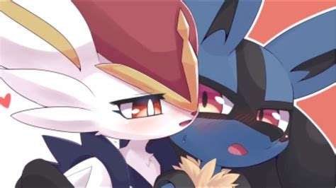 Lucario X Cinderace Be Alive Cute Fanart Tribute Pokemon Love