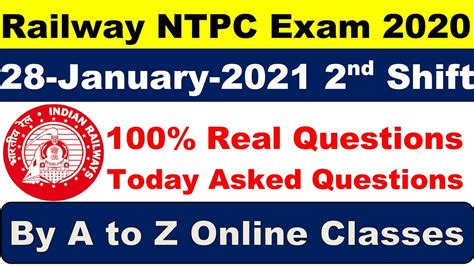 Rrb Ntpc Exam Analysis Rrb Ntpc January Nd Shift Asked