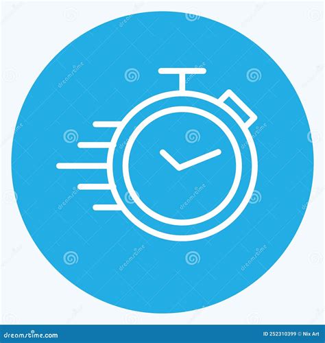 Icon Quick Response Suitable For Feedback Symbol Blue Eyes Style