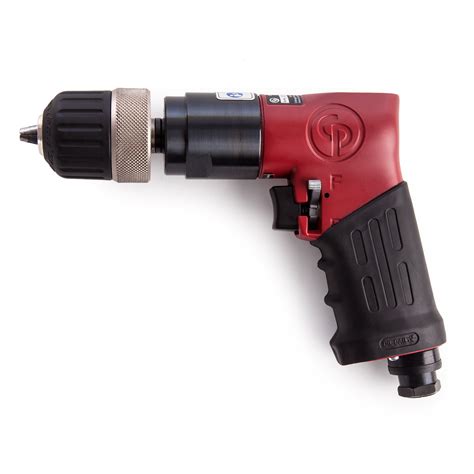 Toolstop Chicago Pneumatic Cp9792 Reversible Drill 3 8 Inch With Keyless Chuck