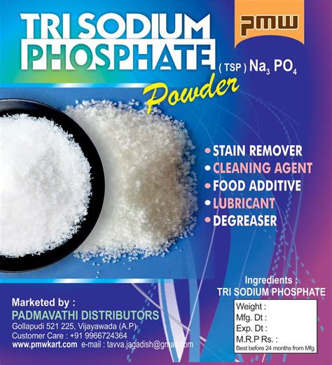 Buy Pmw Tsp Trisodium Phosphate Na3po4 For Cleaning And Washing