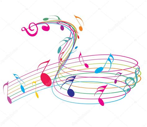 Music Notes Stock Vector Redshinestudio