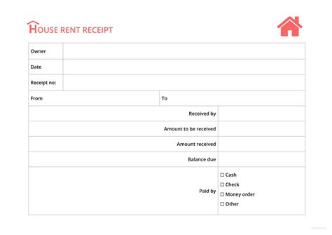 Rent Receipt Template In Microsoft Word