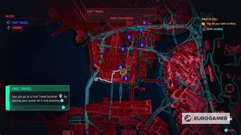 How to fast travel and how to unlock fast travel locations in Cyberpunk 2077 | Eurogamer.net