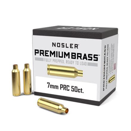 Mm Prc Premium Unprimed Rifle Brass Count By Nosler