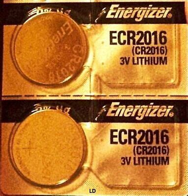 2 NEW ENERGIZER CR2016 CR ECR 2016 3V LITHIUM Battery 753182266459 EBay