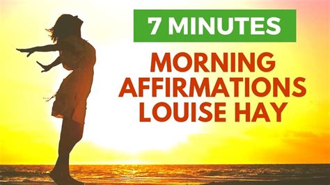 Morning I Am Affirmations 21 Day Challenge Louise Hay Power Thoughts Youtube