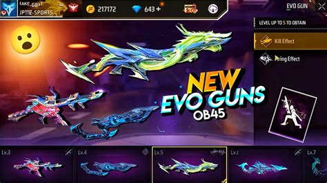 Evo Parafal Upcoming Evo Gun Skins Review Free Fire Evo Scar 2 0