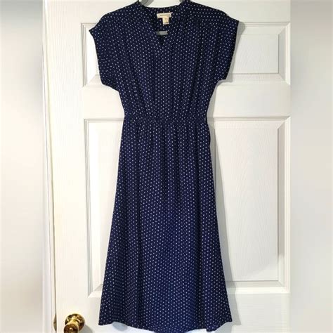 Monteau Dresses Monteau Blue And White 5s Style Dress Size Small