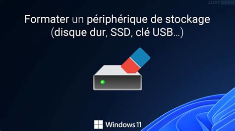 Windows Comment Formater Un Disque Dur Ssd Cl Usb