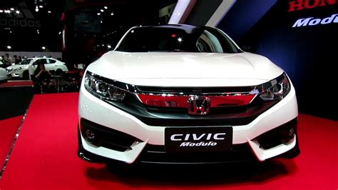 2016 Honda Civic Modulo White Exterior Walkaround Bangkok