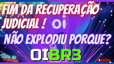 OIBR3 OIBR4 APÓS A SAÍDA DA RECUPERAÇÃO JUDICIAL RJ NÃO SOBE PORQUE