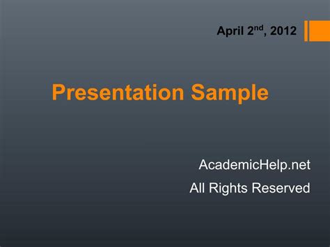 Free Ppt Presentation Sample