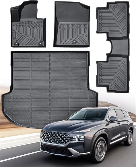 Liner Master® For Hyundai Santa Fe Floor Mats 2024 2023 2022 2021 Not For Hybrid 4