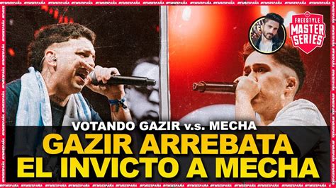 Gazir Arrebata El Invicto A Mecha Votando Mecha Vs Gazir Fms Espa A