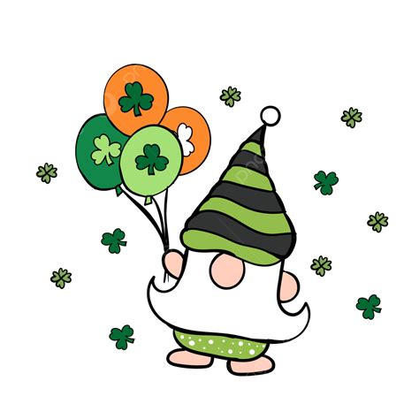 St Patricks Day Gnomes Clipart Png Images Hand Drawing St Patrick S