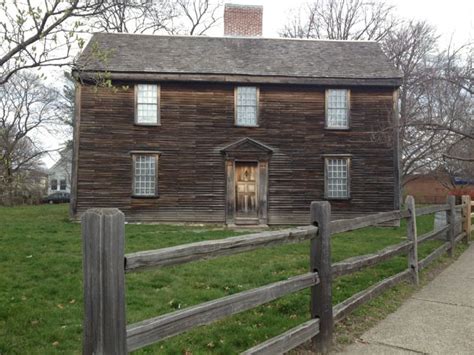 John Adamsjohn Quincy Adams Birthplaces Colonial House American