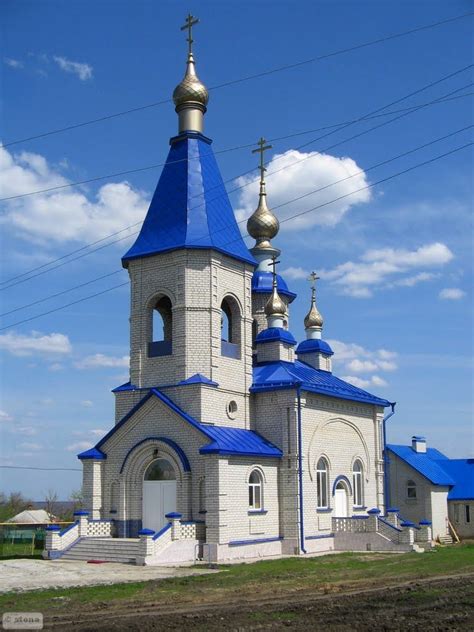 Kostyonki, Voronezh Oblast, Russia, Храм. Костёнки. Воронежская область ...