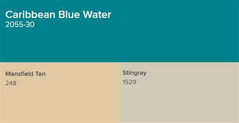 Benjamin Moore Caribbean Blue Water Interiors By Color