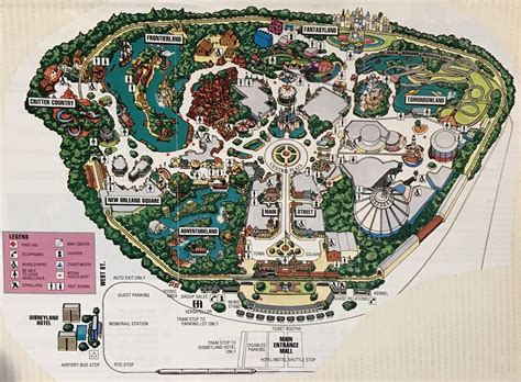 Adventureland Disneyland Map