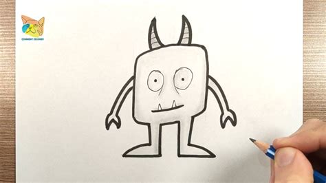 Comment Dessiner Un Monstre Effrayant Facile Dessiner Et Faire