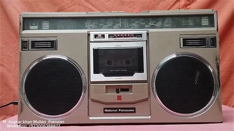 Tape Recorder National Panasonic Rx 5100 F Made In Japan Youtube