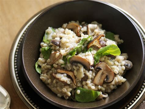 Pearl Barley Mushroom Risotto Recipe Eat Smarter Usa