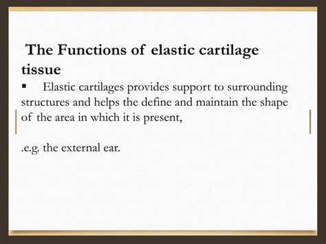 Cartilage Structure And Its Function Ppt