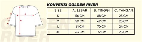 Cara Mengetahui Ukuran Baju Dari Tinggi Badan Size Chart Kaos Lokal