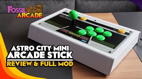 Astro City Mini Arcade Stick Review How To Mod Fossil Arcade YouTube