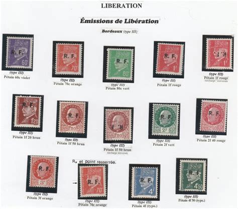 France 1944 Timbres de Libération Série complète Catawiki