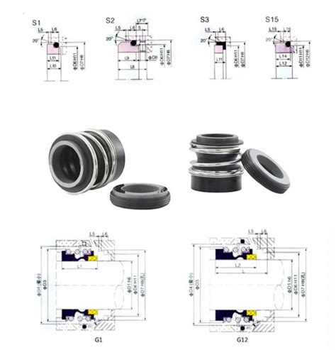 C C Amn Tc Fkm Nbr Epdm Ptfe Water Pump Spring Mechanical